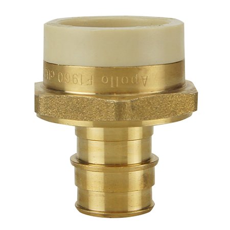Apollo Expansion Pex 3/4 in. Brass PEX-A Barb x 3/4 in. Schedule 40 PVC Straight Adapter EPXPVC34